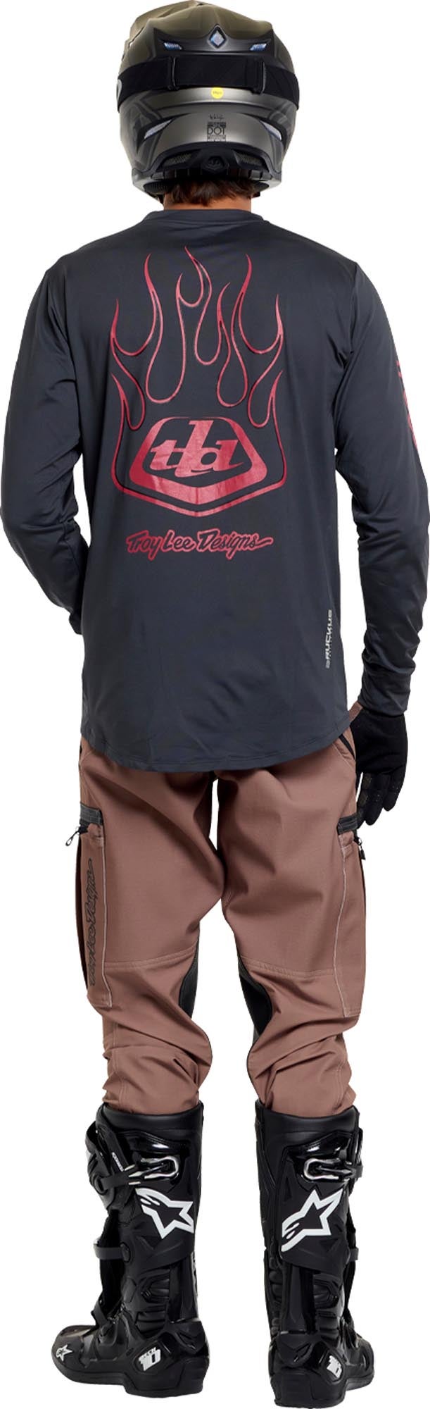 Troy Lee Designs Ruckus Offroad Flamz Motocross Jersey S Abbildung 18