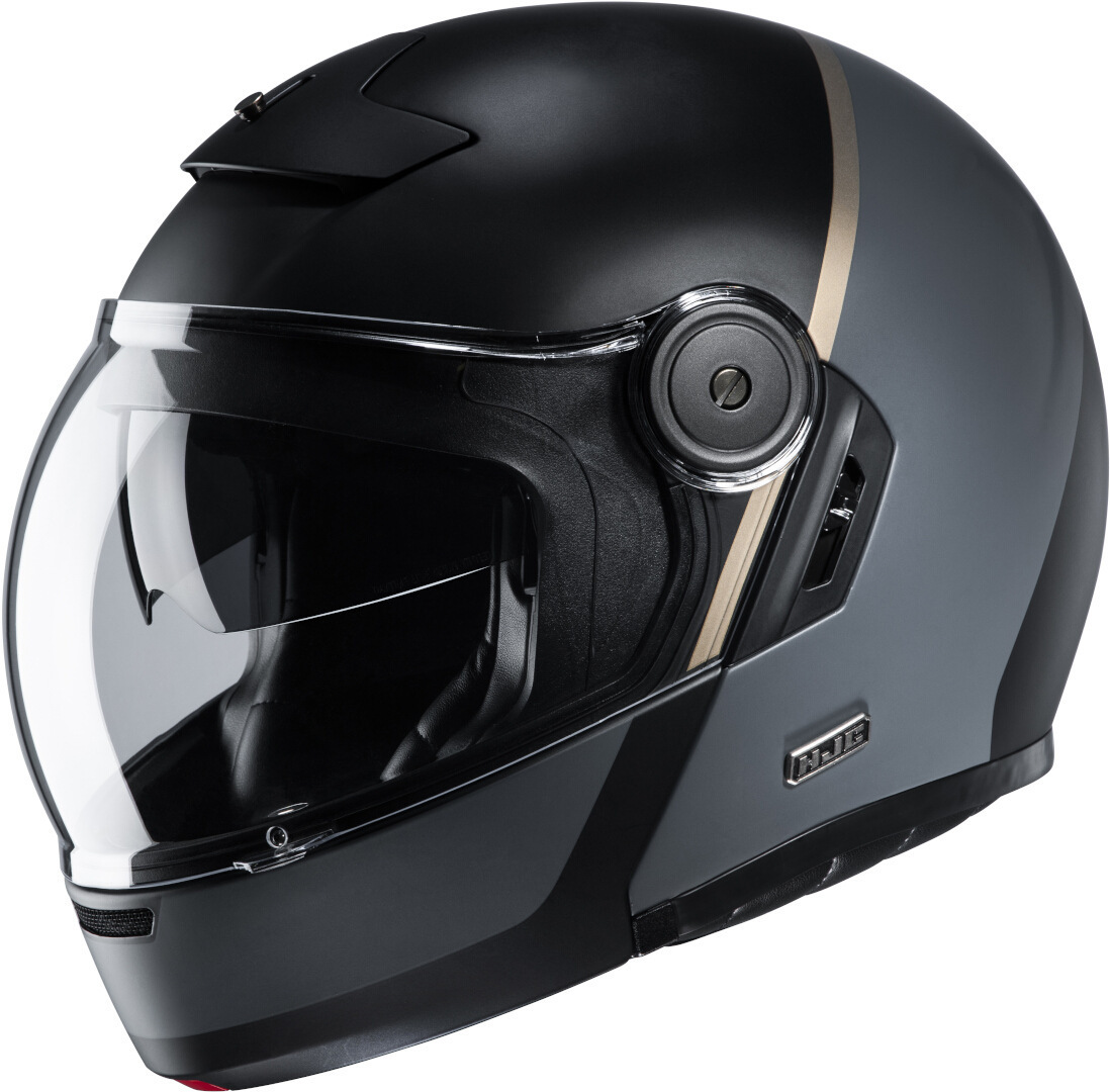 HJC V90 Mobix helm zwart/grijs Verlies (59/60) Figuur 1