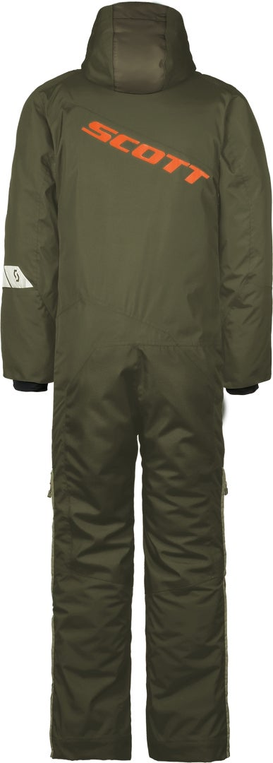 Scott DS Dryo Junior Uma peça jovem snowmobile terno verde/laranja M Figura 2