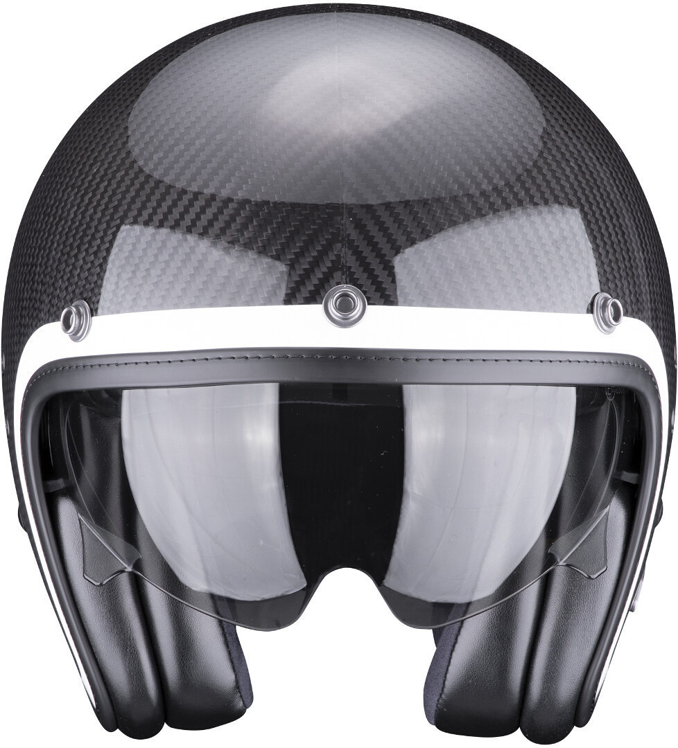 Scorpion Belfast Carbon Lofty Jet Helmet Carbon/White S (55/56) Figure 3