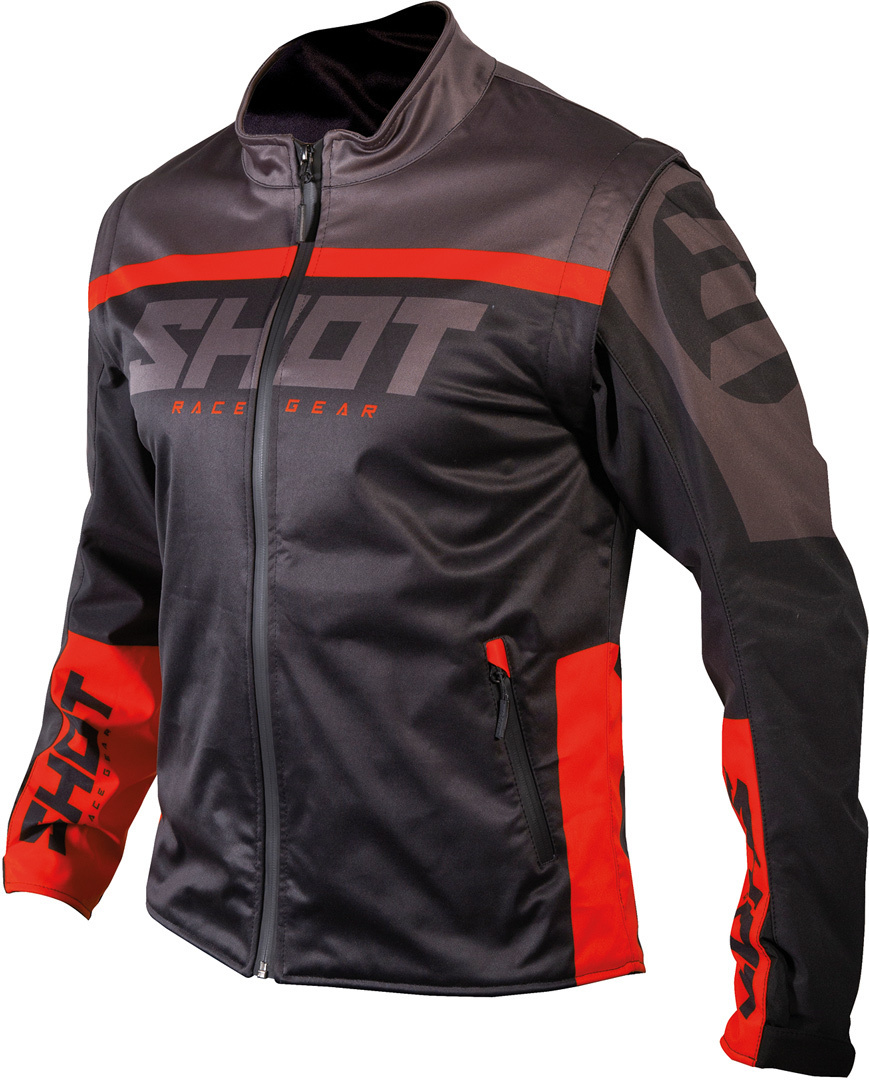 Shot Softshell Lite 2.0 Motocross Jacket black/red S Figure 1