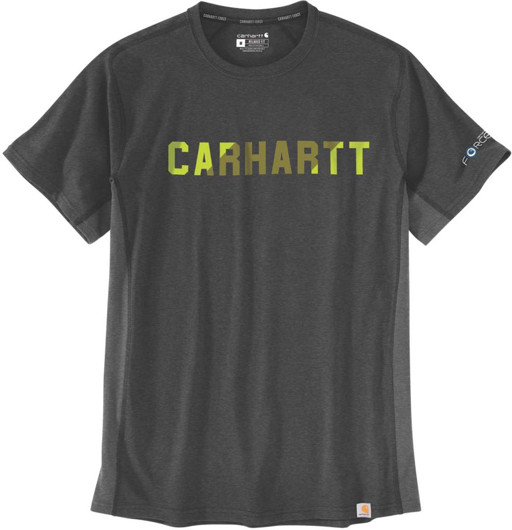 Carhartt Force Flex Block Logo Triko tmavě šedá L Obrázek 1