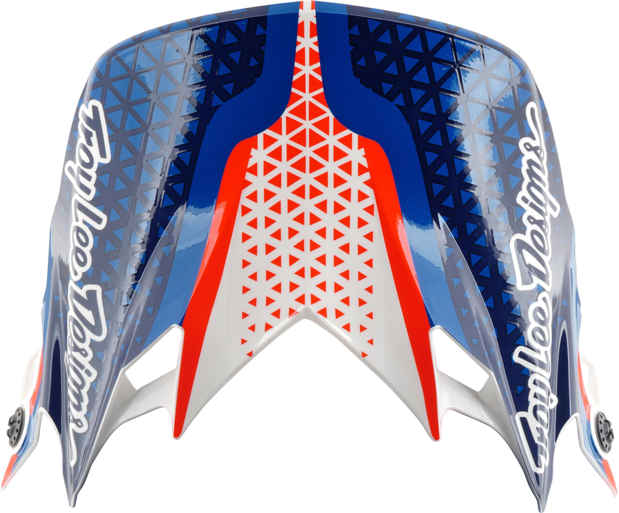 Troy Lee Designs GP Pro MIPS Slides Motocross čelada belo/modro L (58/59) Slika 9