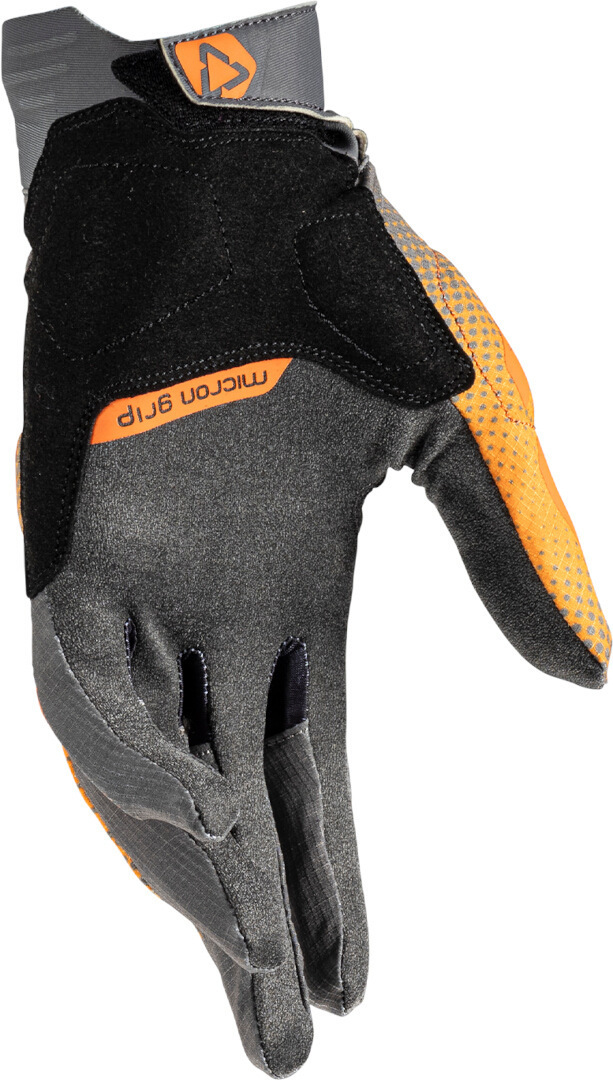 Leatt ADV X-Flow 5.5 Short Motorcykel handsker grå/orange L Figur 4