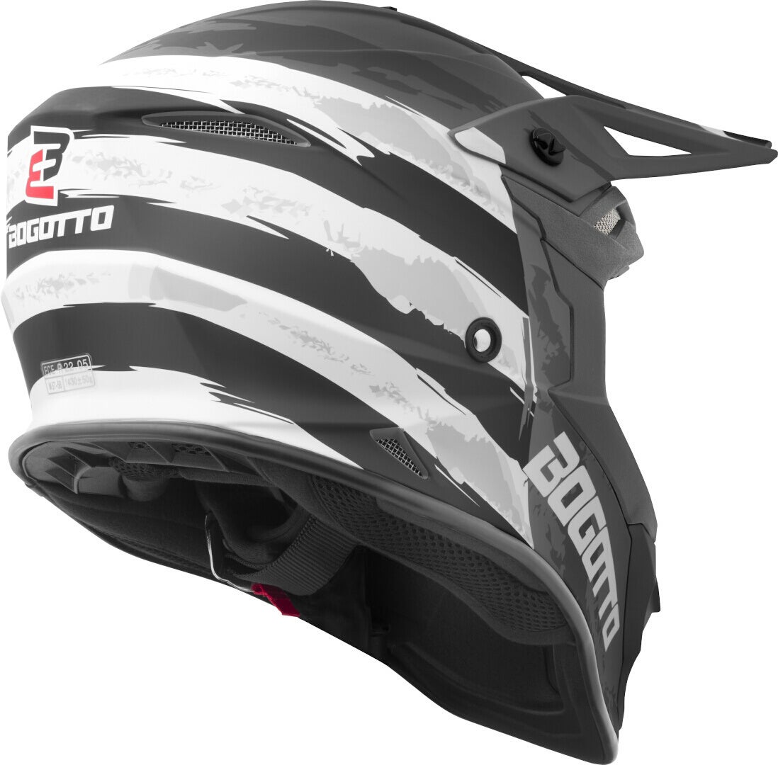 Bogotto V337 Wild-Ride Crosshelm schwarz/weiß L Abbildung 2