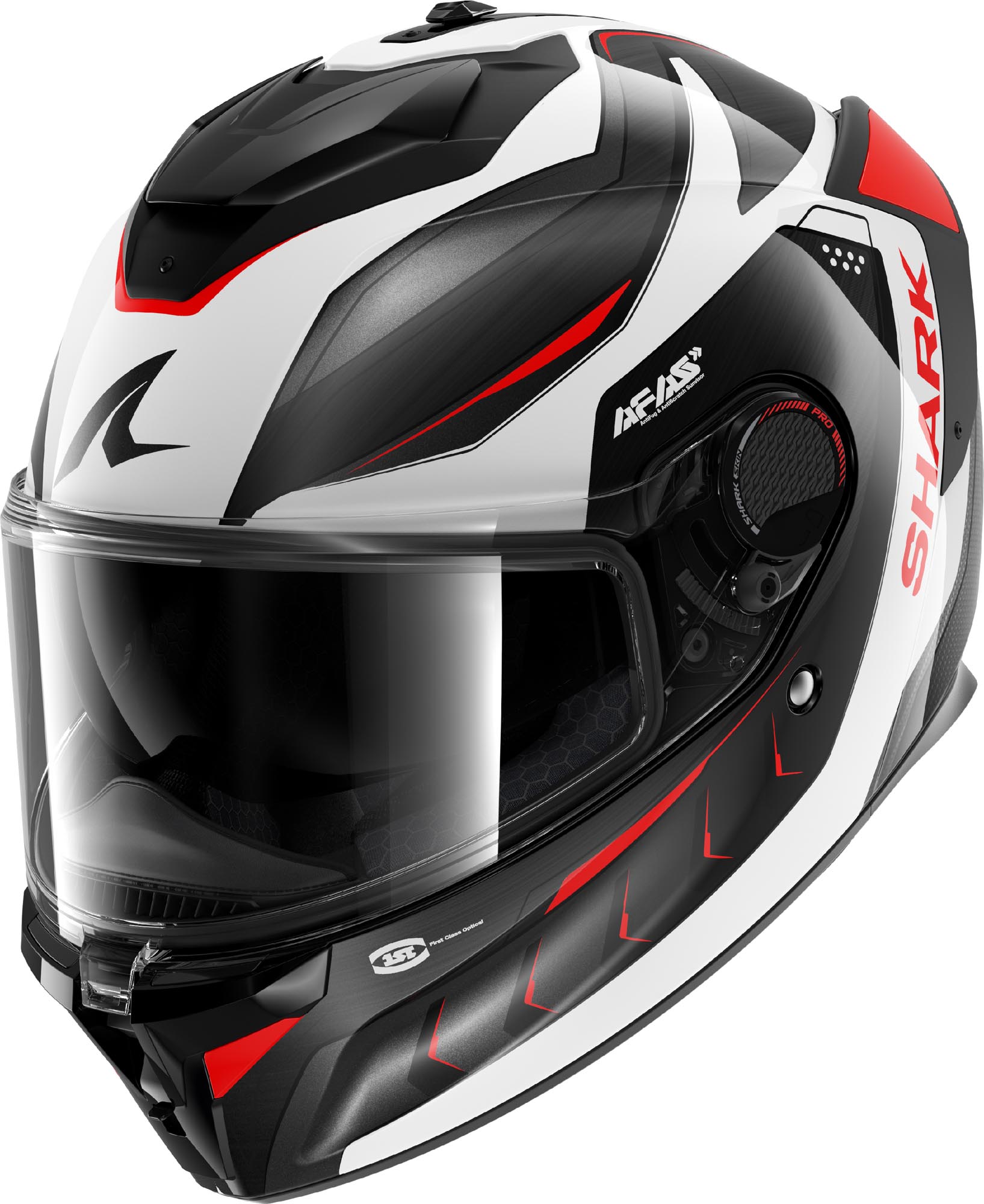 Shark Spartan GT Pro Mekarium Carbon Casque Carbone/Blanc M (57/58) Figure 1