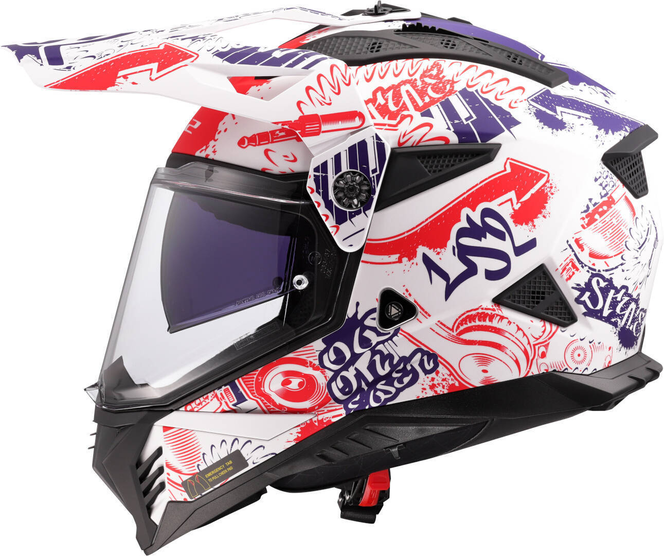 LS2 MX702 Pioneer II Fantasy Casco da motocross L (59/60) Figura 3