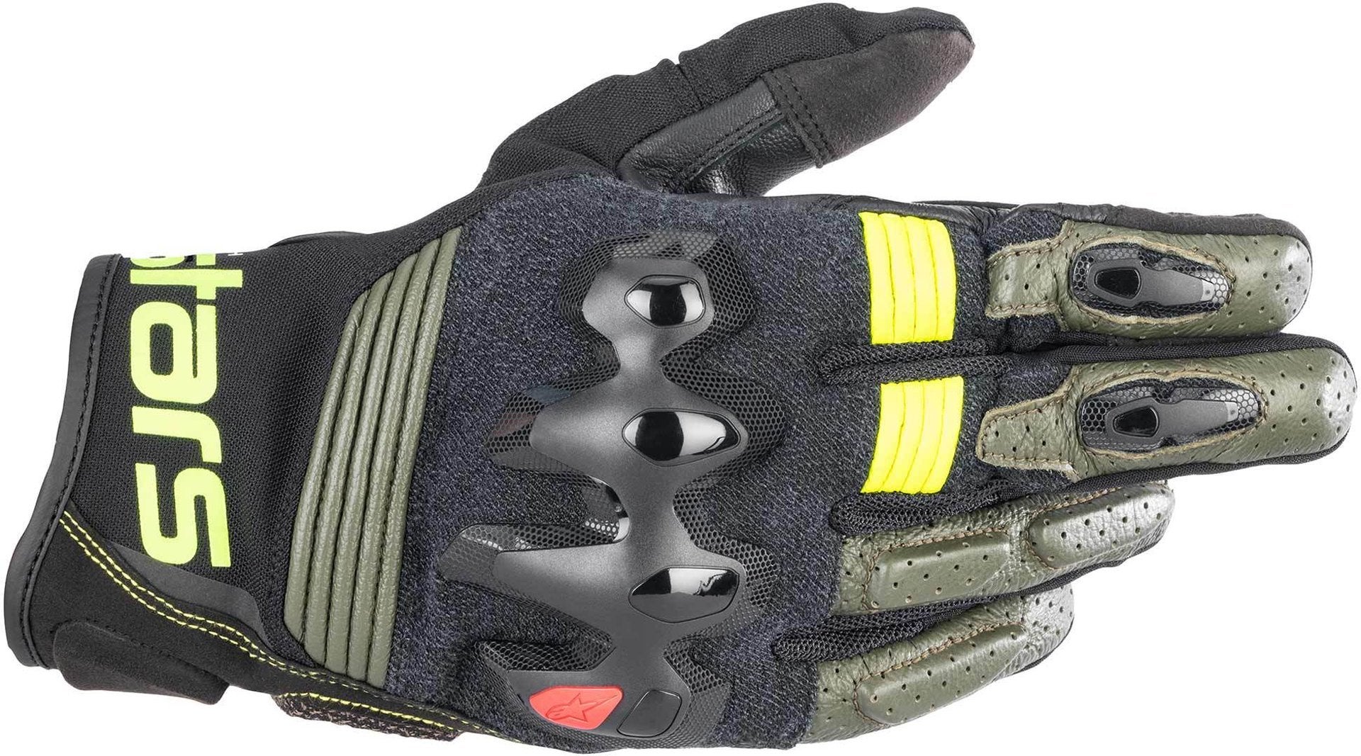 Alpinestars Harok Мотоциклетные перчатки XL чёрно-жёлтый 