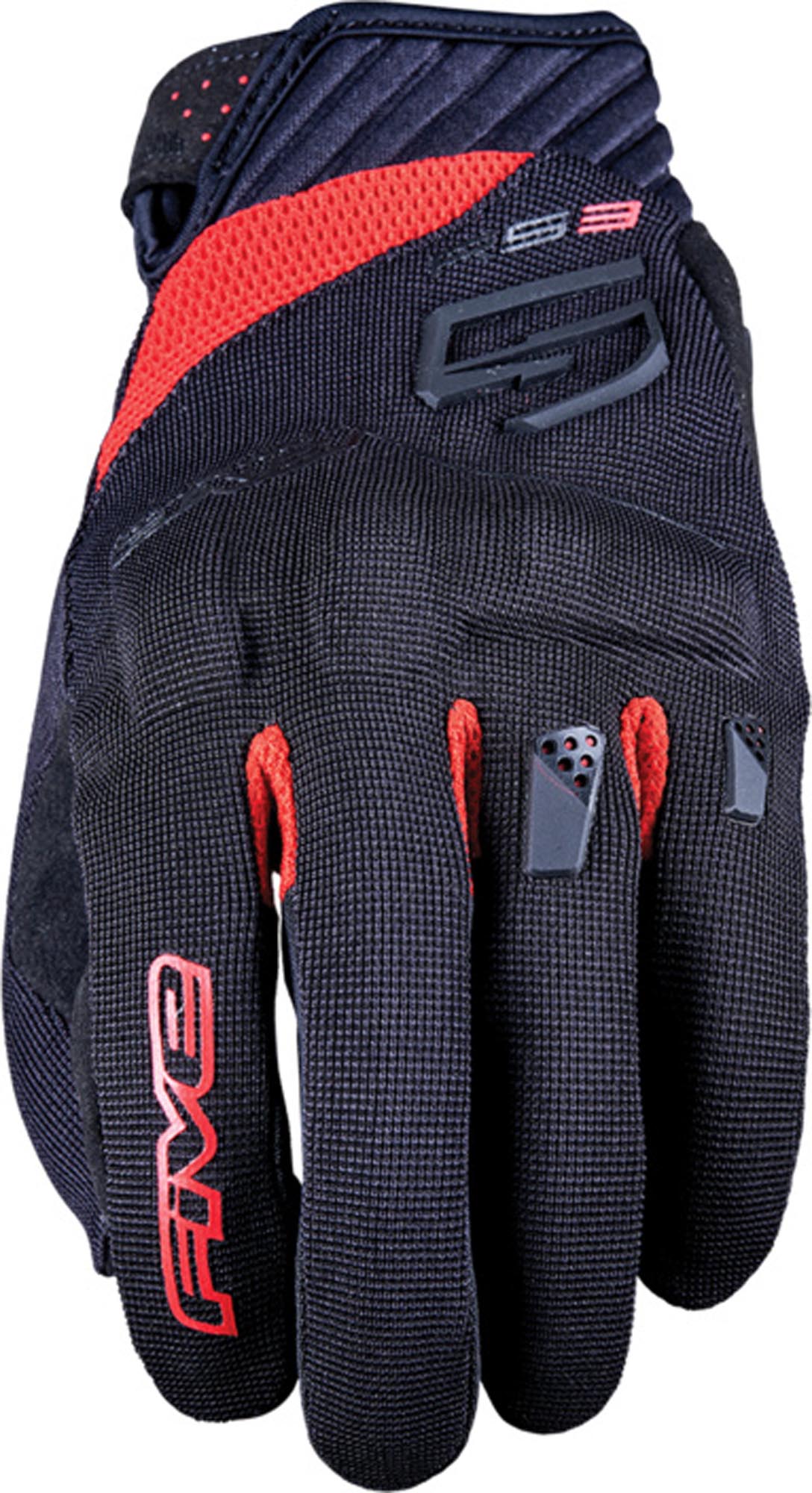 Five RS3 EVO Motorcycle Gloves black/red M Figure 1