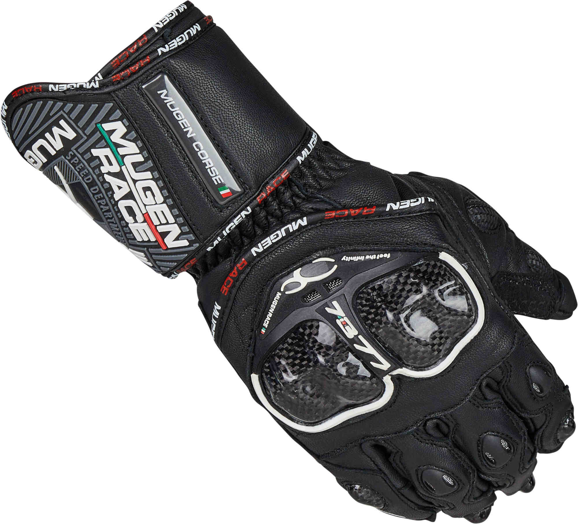 MUGENRACE Bornew Motorcykel handsker Sort M Figur 3