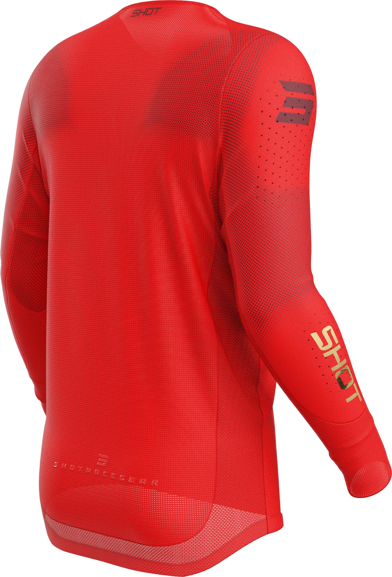 Shot Aerolite Space Motocross Jersey rot 2XL Abbildung 2