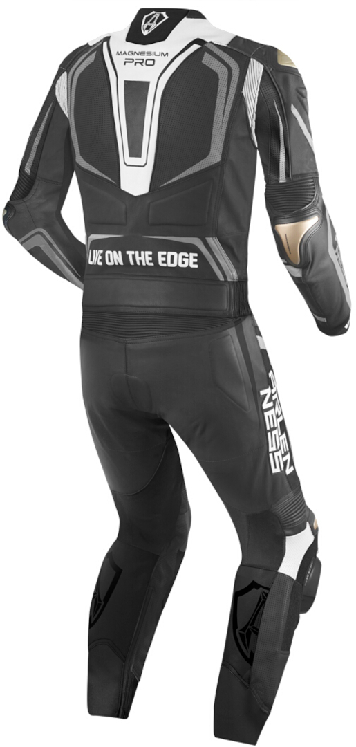 Arlen Ness Race-X Two Piece Motorcycle Leather Suit black/white/grey 60 Figure 2