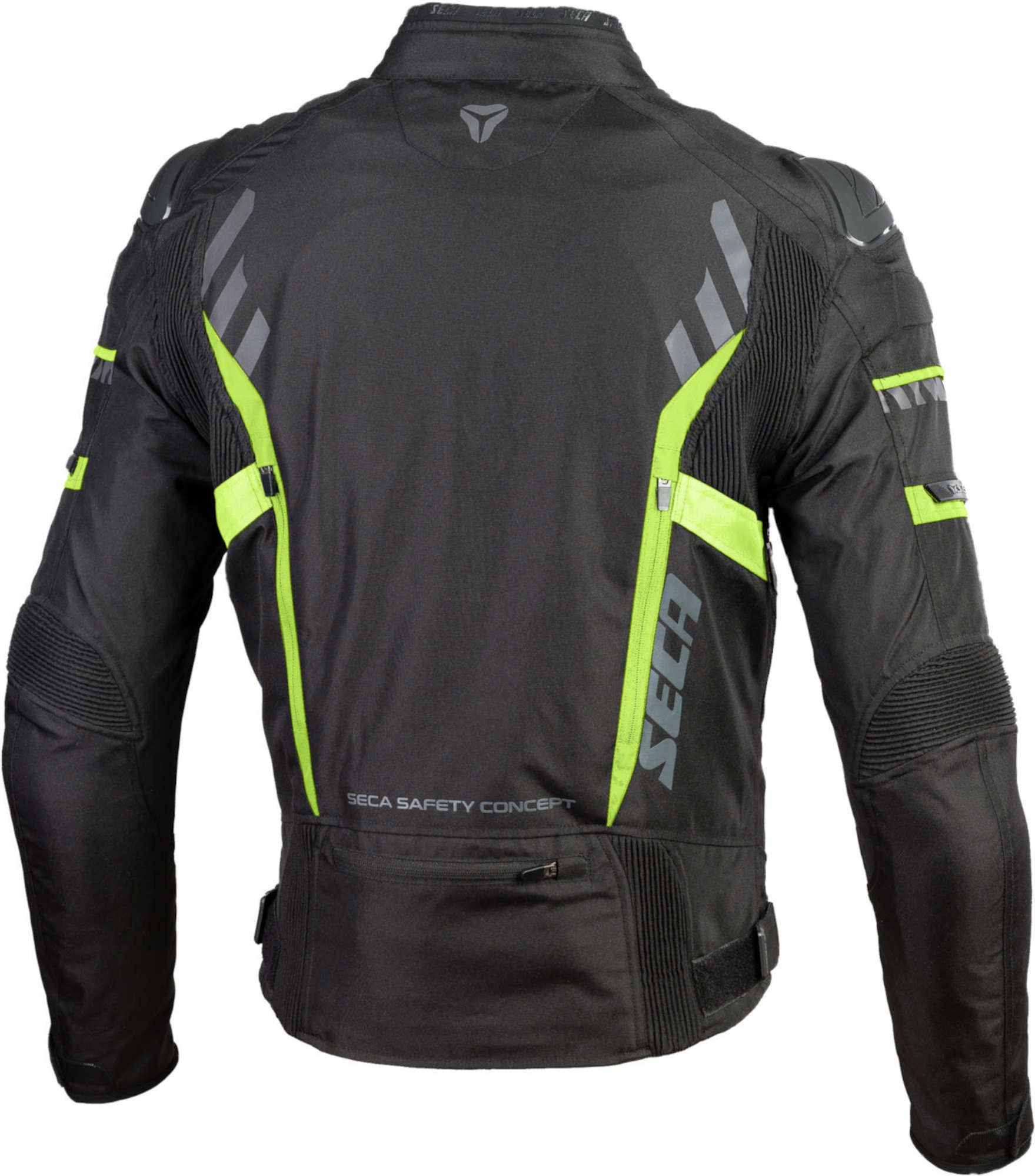 Seca Avatar II Motorcycle Textile Jacket black/yellow M Figure 2