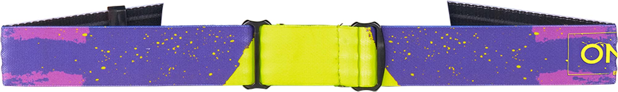 Oneal B-22 Paint Lunettes de motocross violet/jaune Figure 3