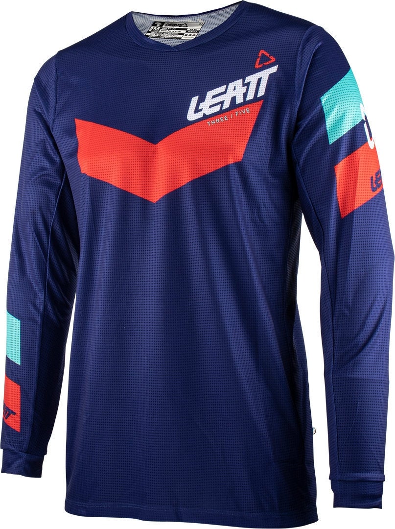 Leatt 3.5 Ride 2023 Set Di Maglie e Pantaloni Motocross blu/rosso M Figura 2