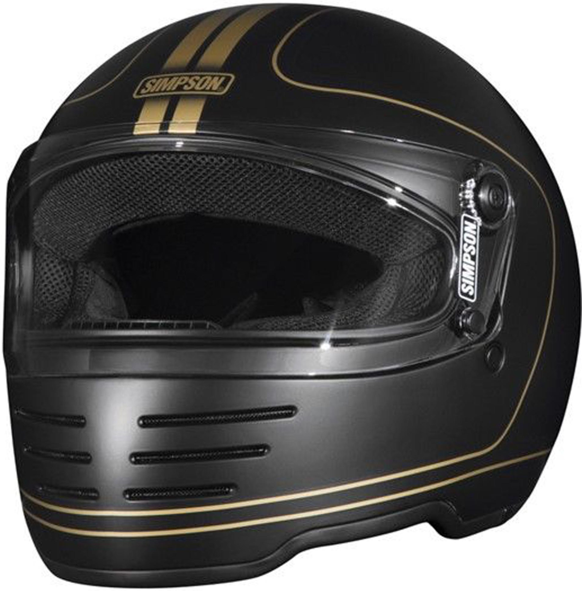 Simpson M62 Hondo Carbon Motorcykelhjelm orange/blå L Figur 1