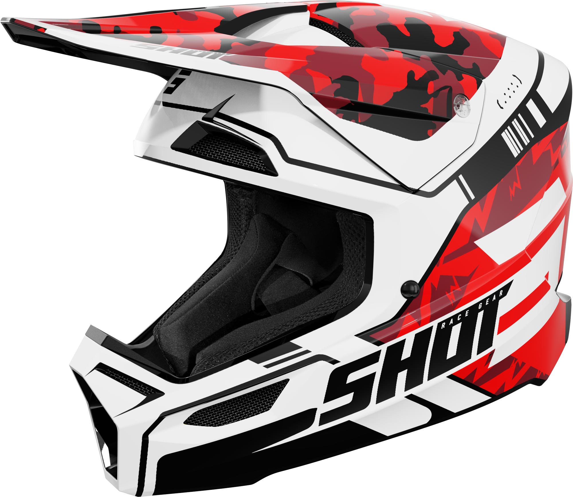 Shot Furious Flash Mips Casque de motocross Rouge S (55/56) Figure 1