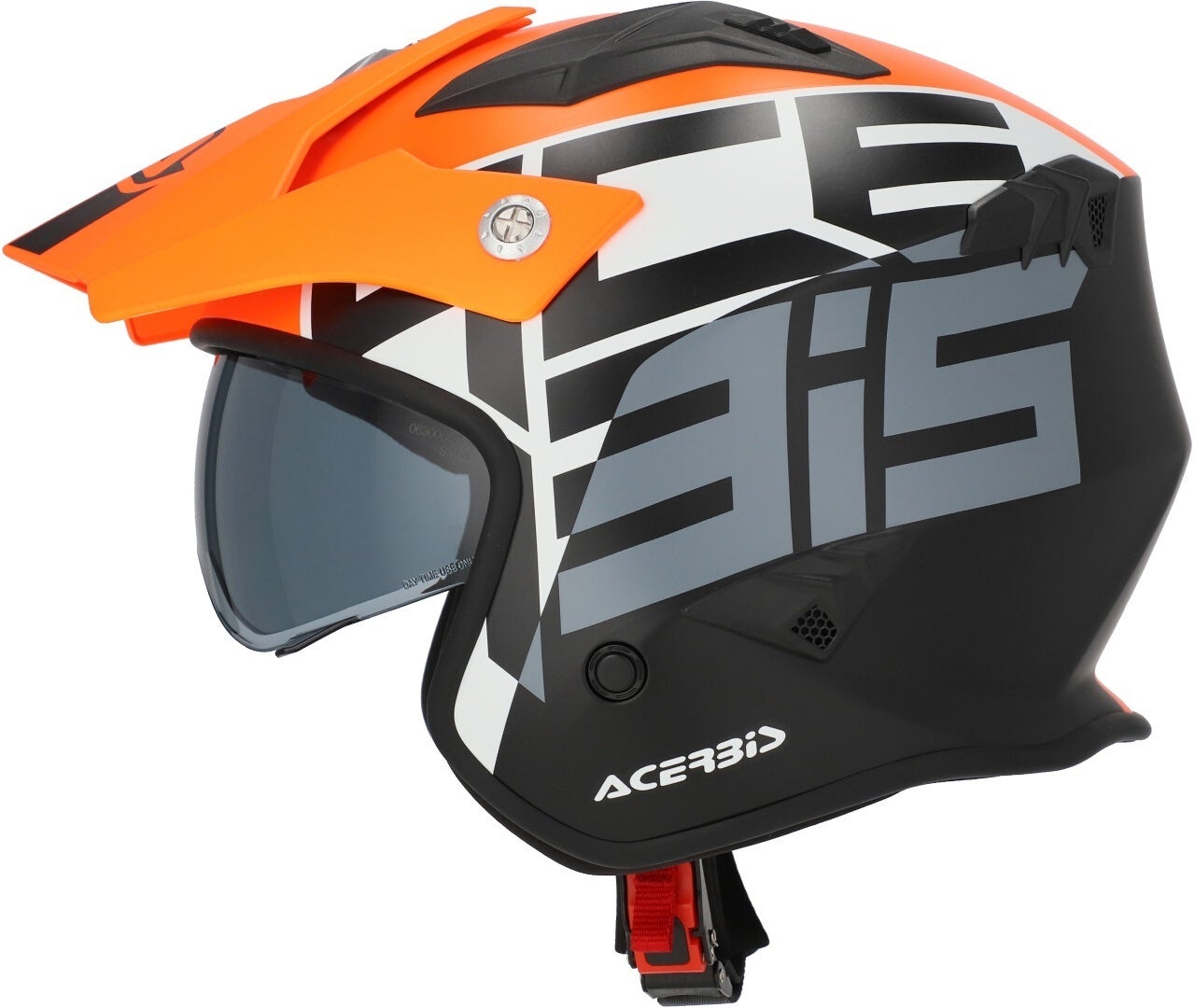 Acerbis Aria Sport Jet hjelm sort mat/orange S (55/56) Figur 10