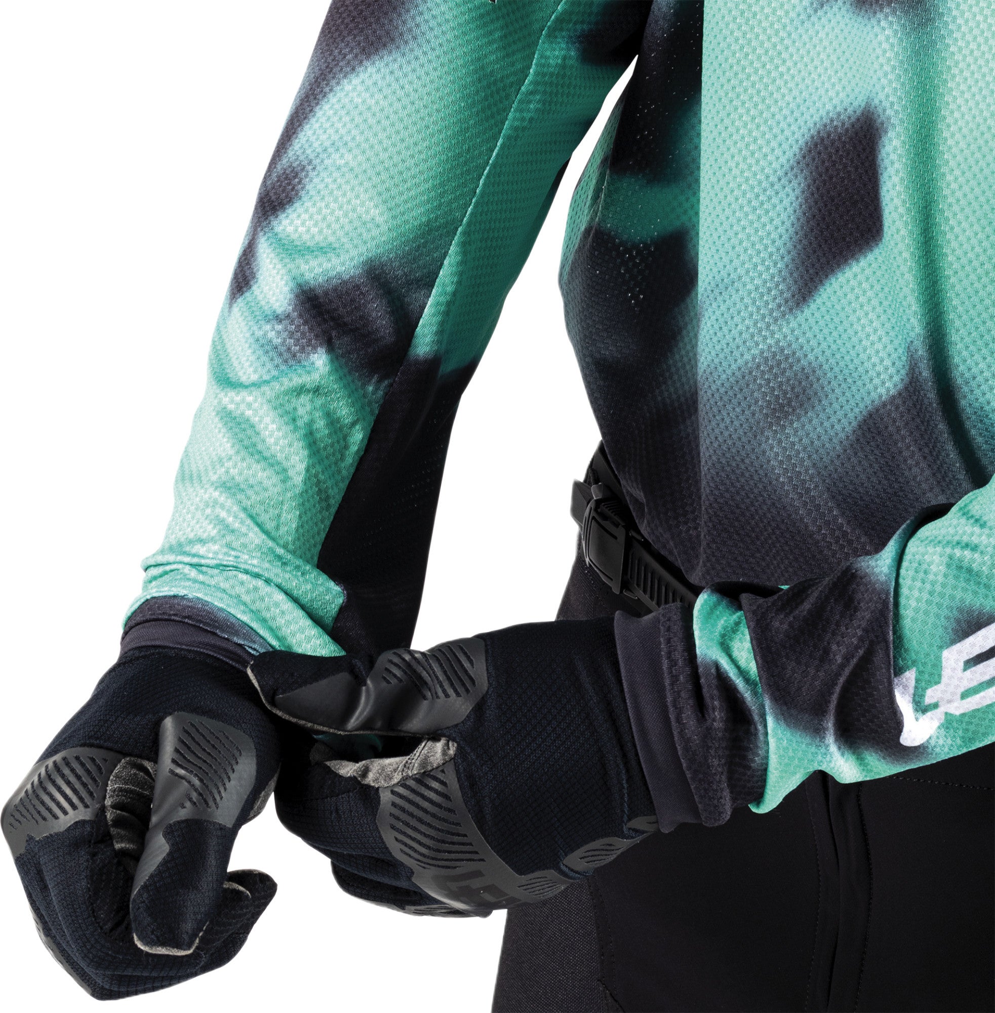 Leatt Moto 4.5 Lite V26 Motokrosový dres Černá/tyrkysová 2XL Obrázek 7
