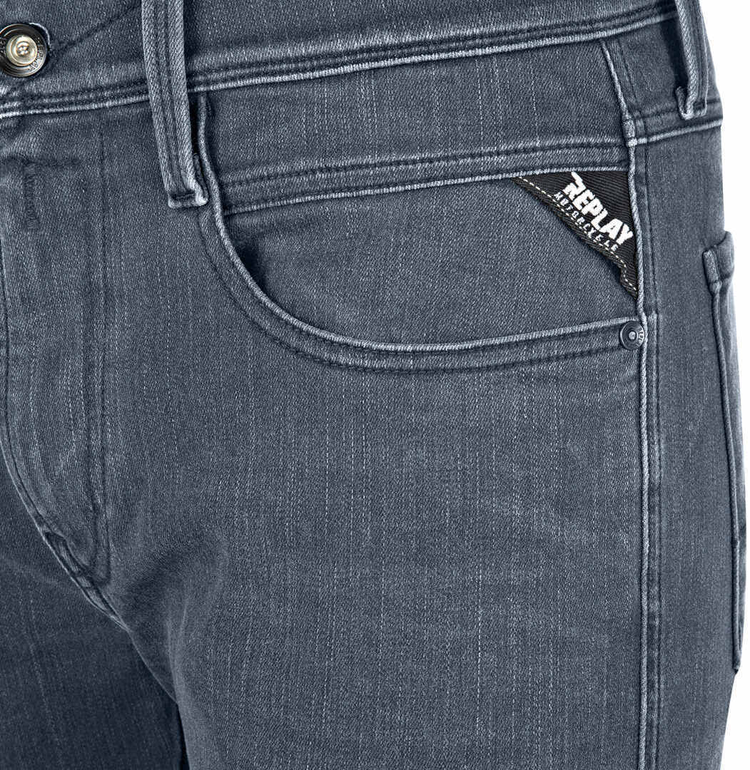 Replay Chain Motorfiets Jeans blauw 38 Figuur 7