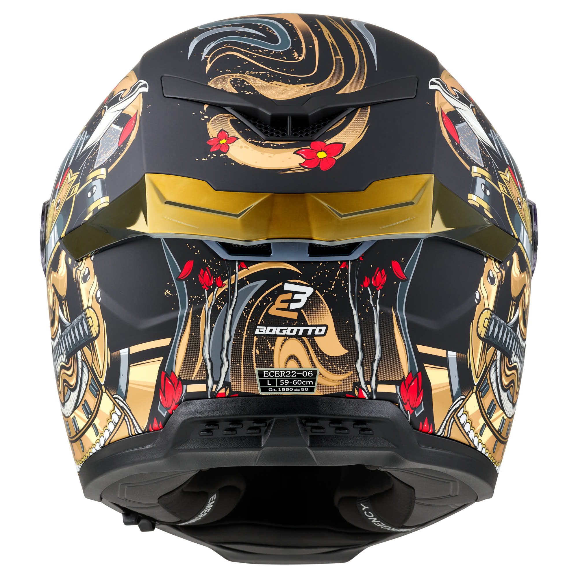 Side view of Bogotto Blade Armour Helmet