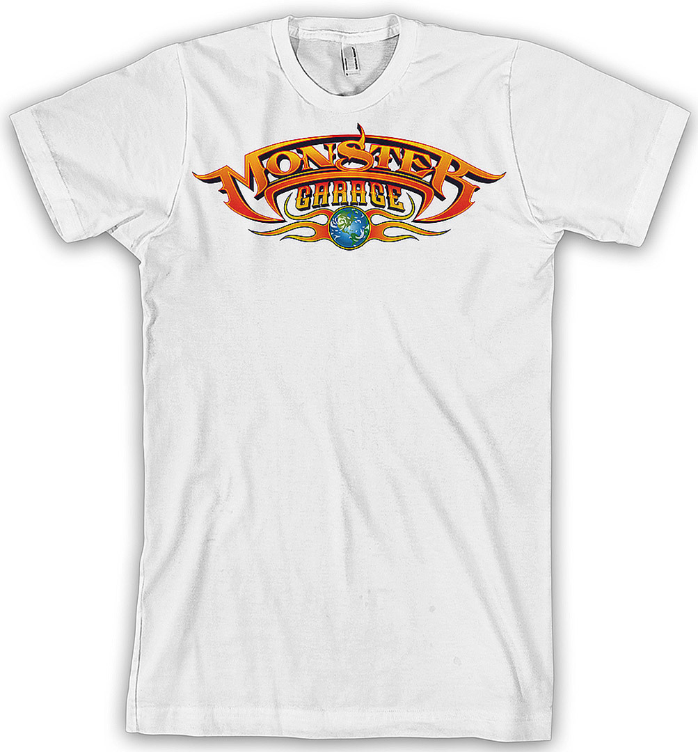 Monster Garage Basic Logo t-paita valkoinen M Kuva 1