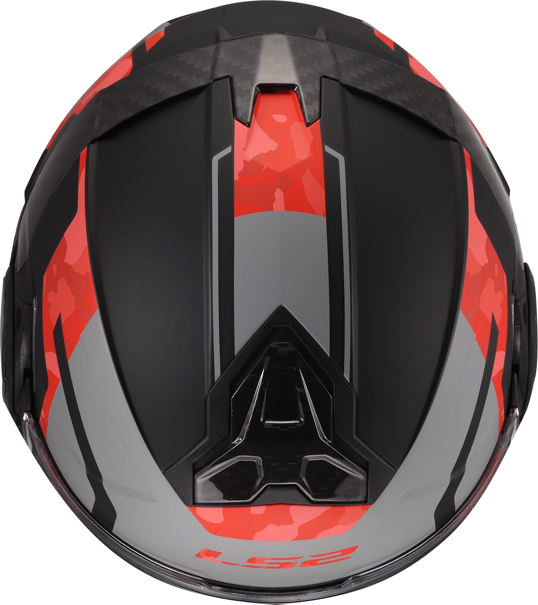 LS2 FF910 Advant II Glide Klapphelm schwarz/grau/rot L (59/60) Abbildung 14