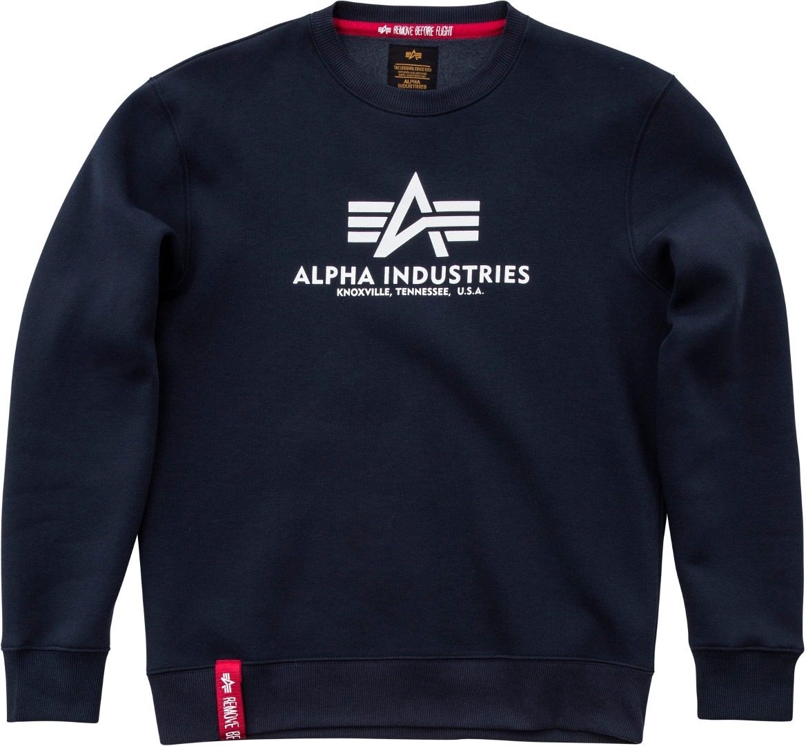 Alpha Industries Basic Camisola azul escuro L Figura 1