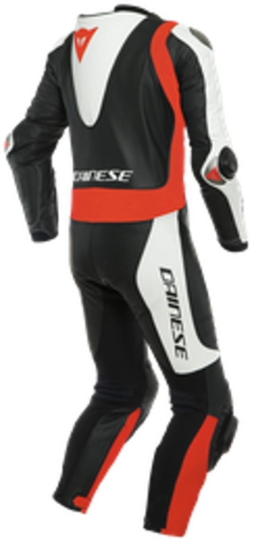 Dainese Laguna Seca 5 One Piece Perforated Motorcycle Leather Suit black/white/red 52 Figure 2