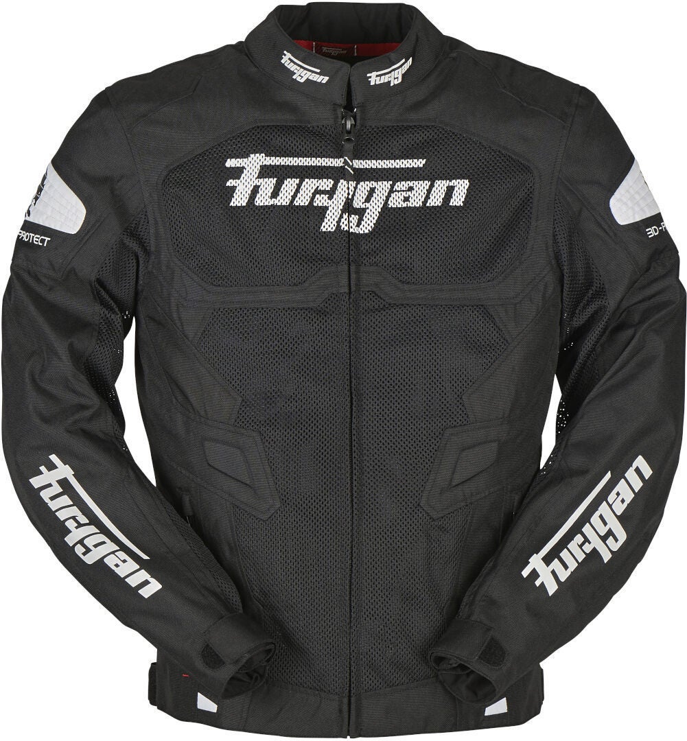 Furygan Atom Vented Veste textile moto Noir/Blanc XXL Figure 1