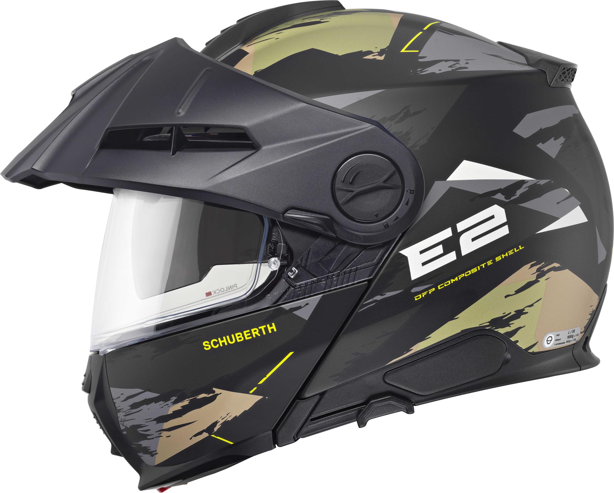 Schuberth E2 Trail 头盔 黑/金 S（55） 图5