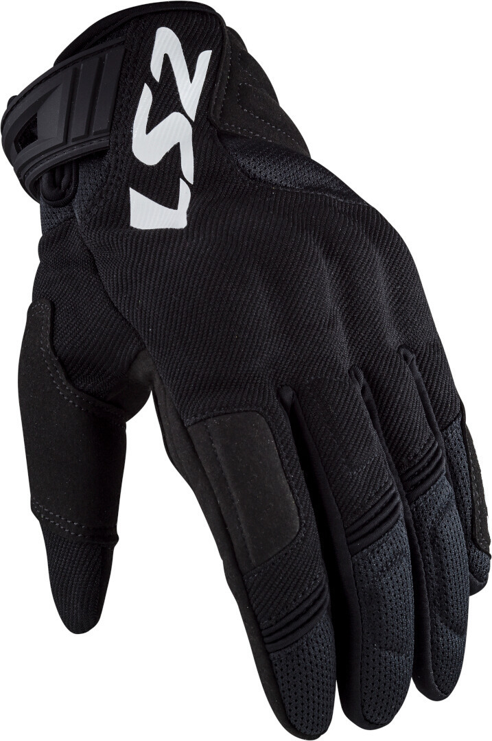 LS2 Silva Mesh Motorrad Handschuhe schwarz M Abbildung 1