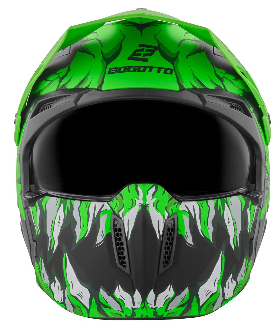 Bogotto Radic Skulash Casque Vert/Noir S Figure 11
