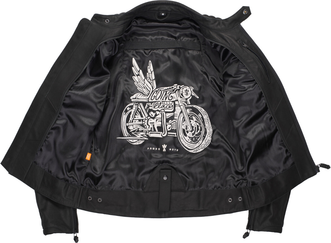 Pando Moto Tatami LT 1 Motorcycle Leather Jacket L Figure 9