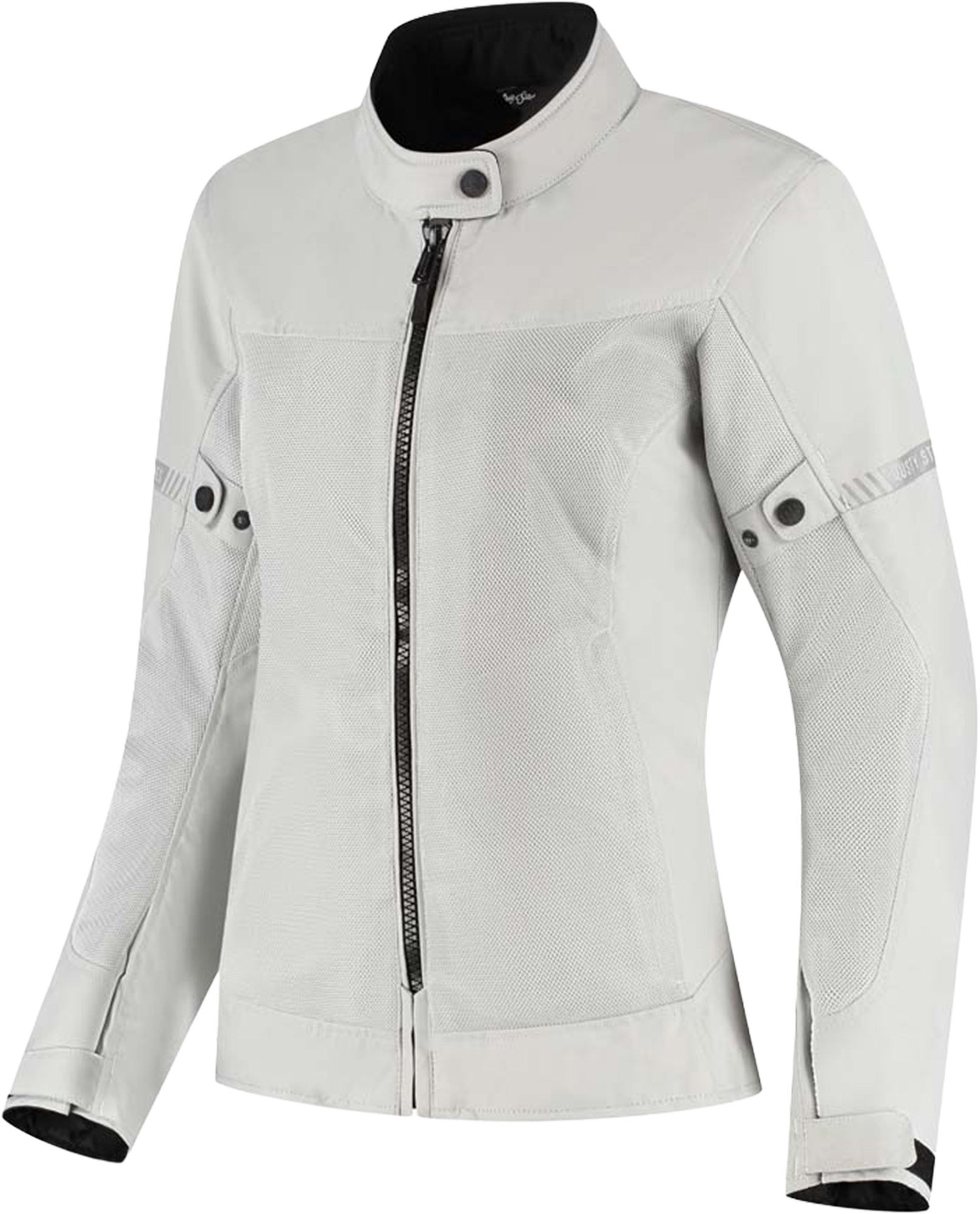 Rusty Stitches Jodi Jaqueta têxtil para motocicletas femininas cinza 46 Figura 1