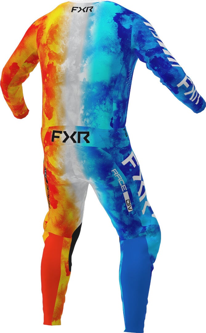 FXR Podium 2023 Motocross Pants orange/blue 34 Figure 4