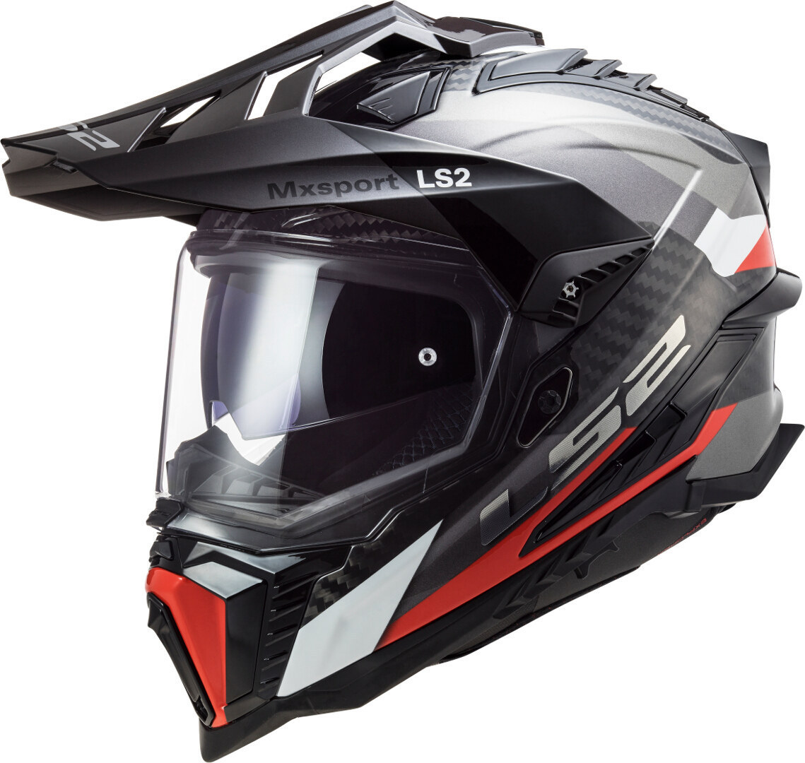 LS2 MX701 C Explorer Frontier G Casco da motocross nero/rosso M (57/58) Figura 2