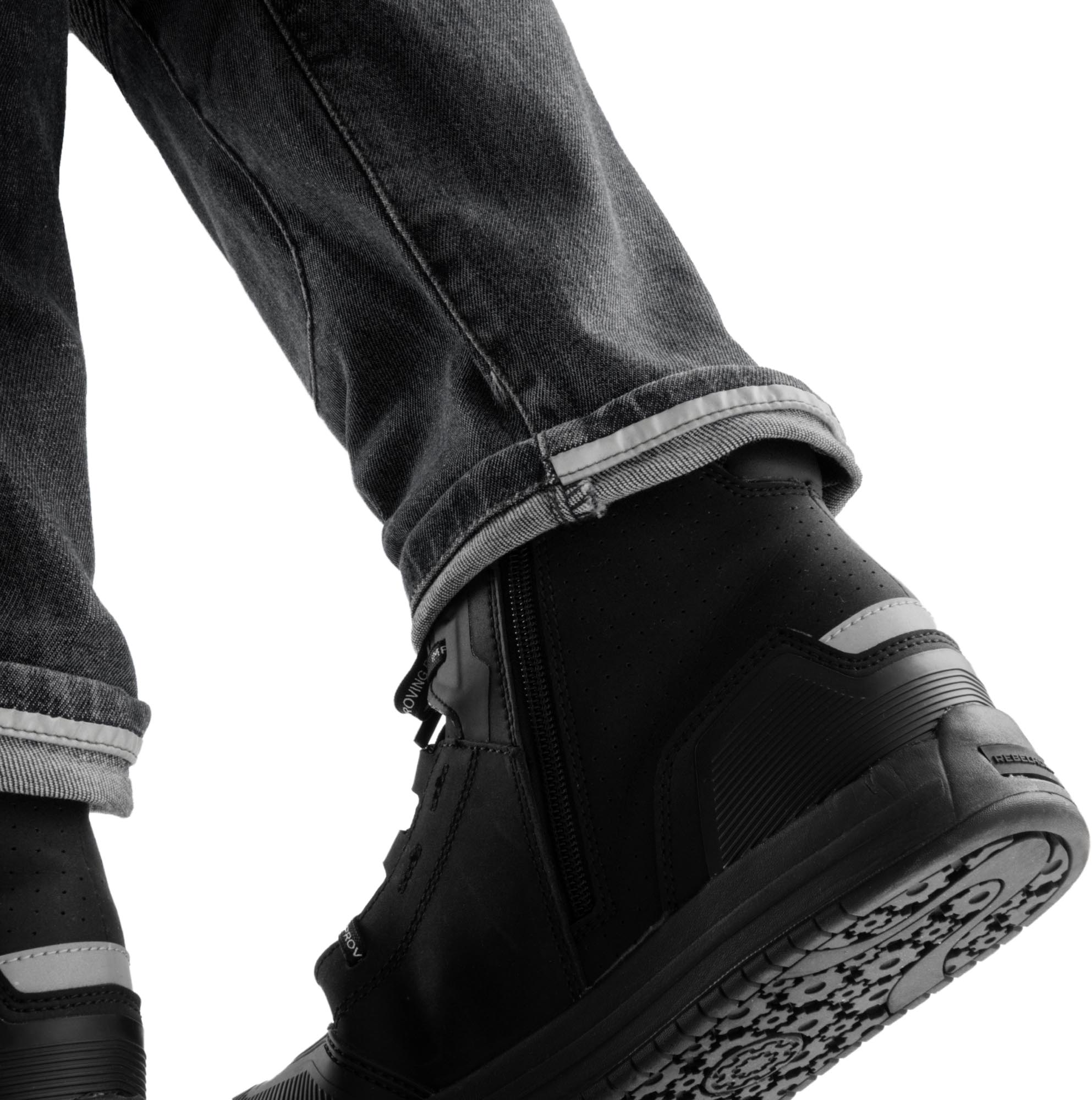 Rebelhorn Vandal Mono Motorcycle Jeans black washed out 36/34 Figure 13