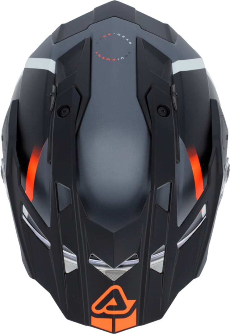 Acerbis Attack Graphic Enduro Hjälm Svart matt/orange XS (53/54) Figur 5