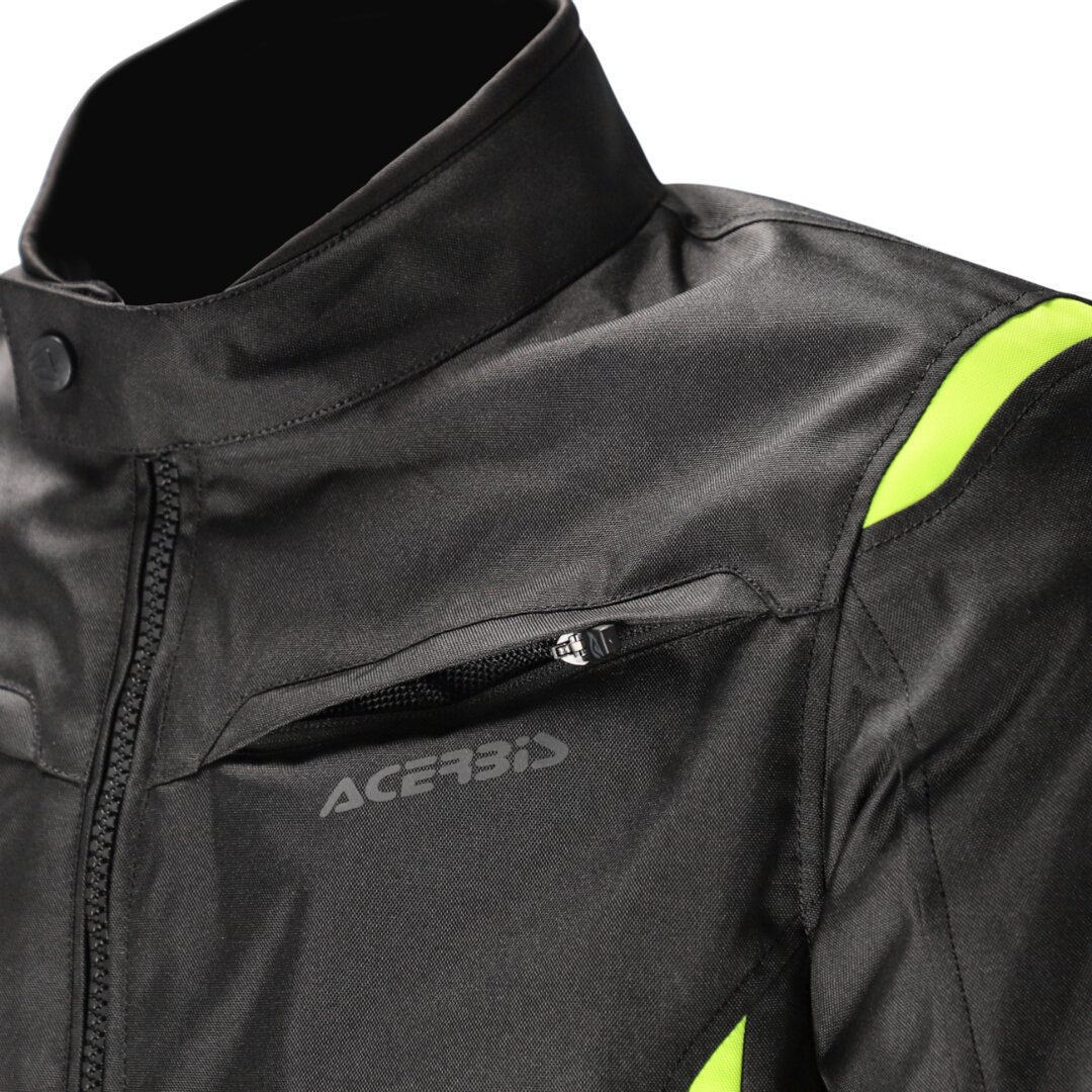 Acerbis X-MAT 2.0 Motorfiets textieljas Zwart/Geel 3XL Figuur 6