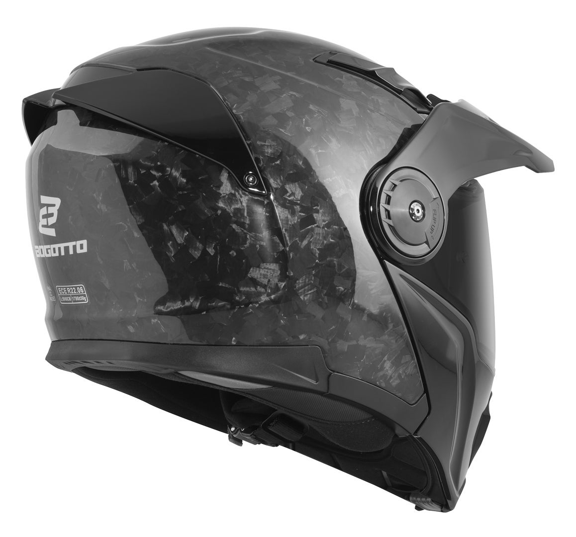 Bogotto FG-102 Forged Carbon 耐力翻转头盔 L 图4
