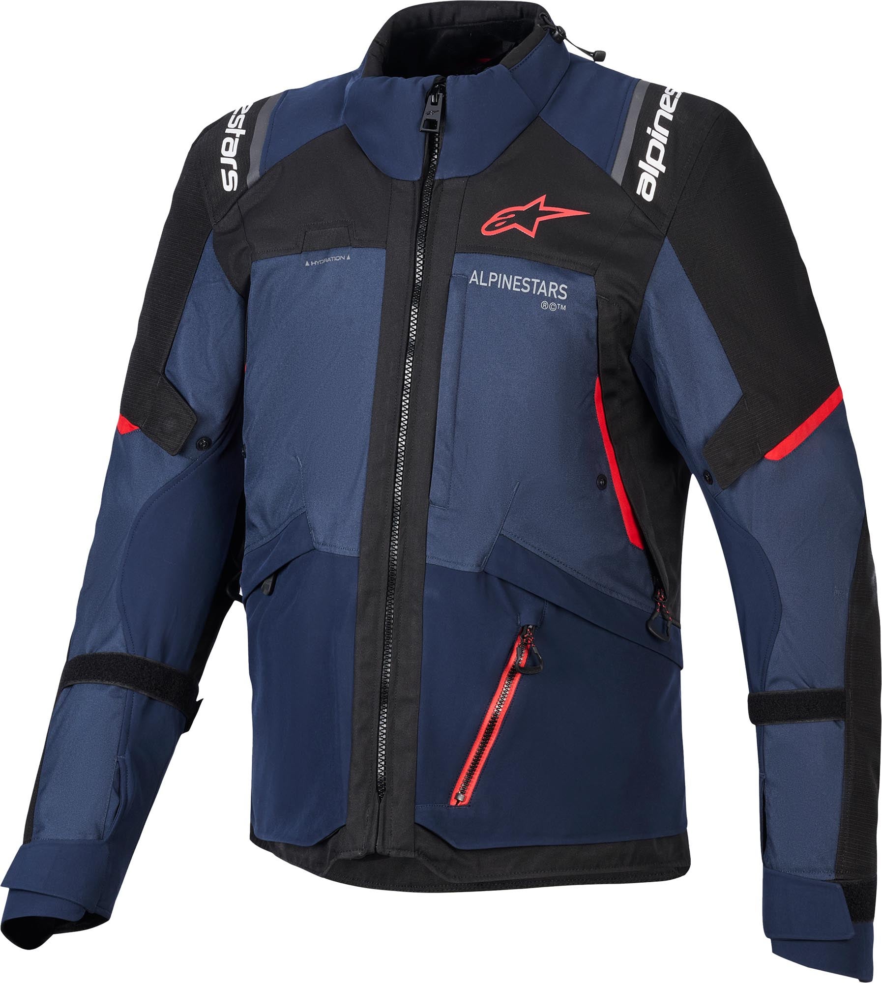 Alpinestars Andes V4 Drystar waterproof Motorcycle Textile Jacket blue/black 4XL Figure 1