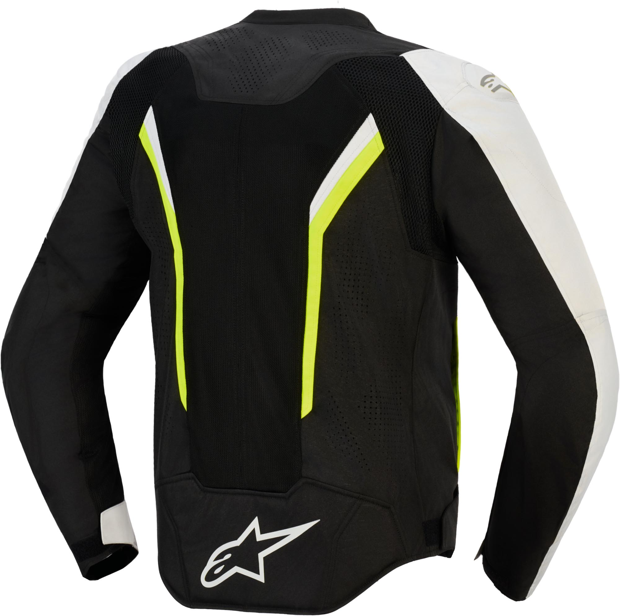 Alpinestars AST V3 Air Veste textile de moto perforée Noir/argent/jaune 4XL Figure 2