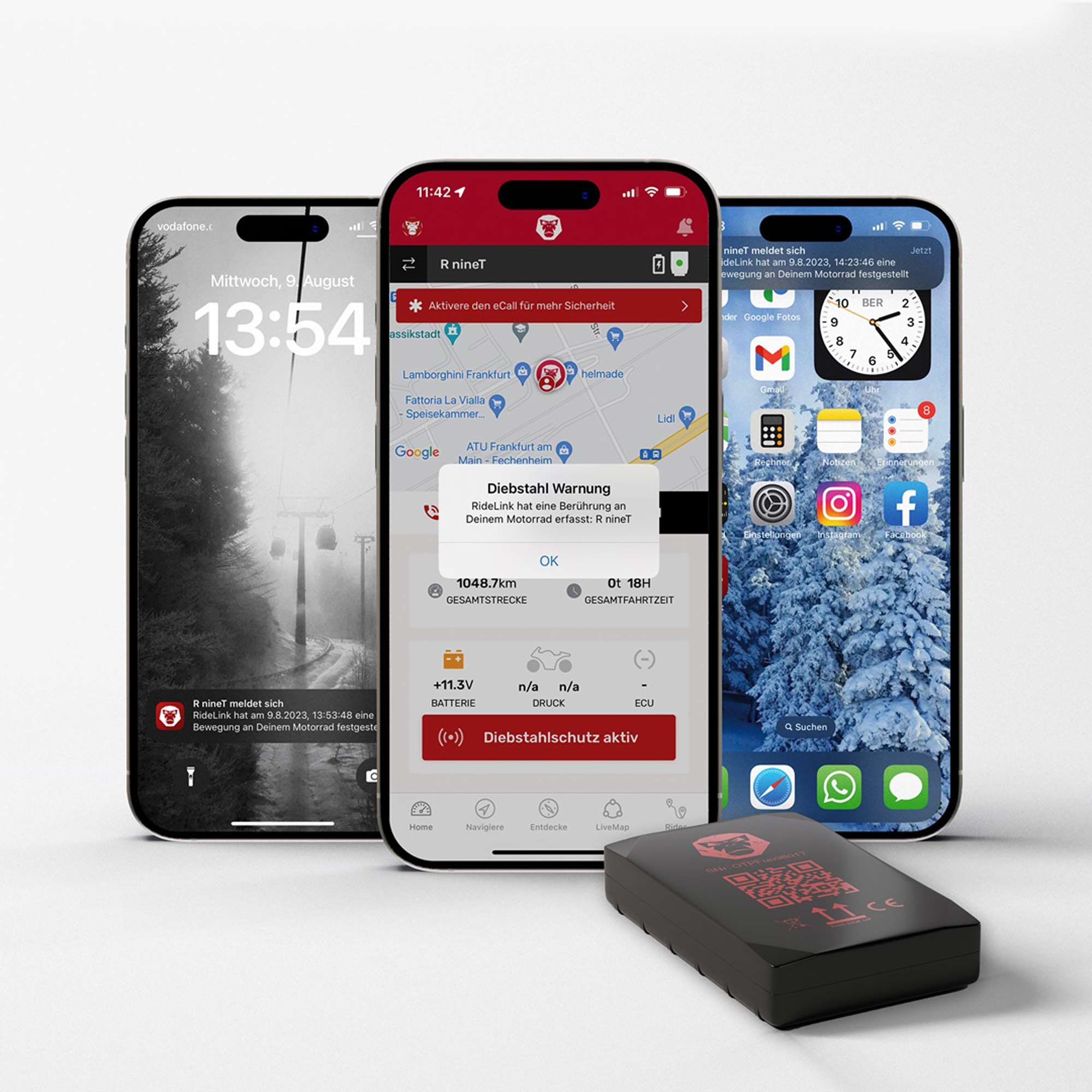 RideLink WingMan 4G, IP54 Modul de urmărire Figura 3