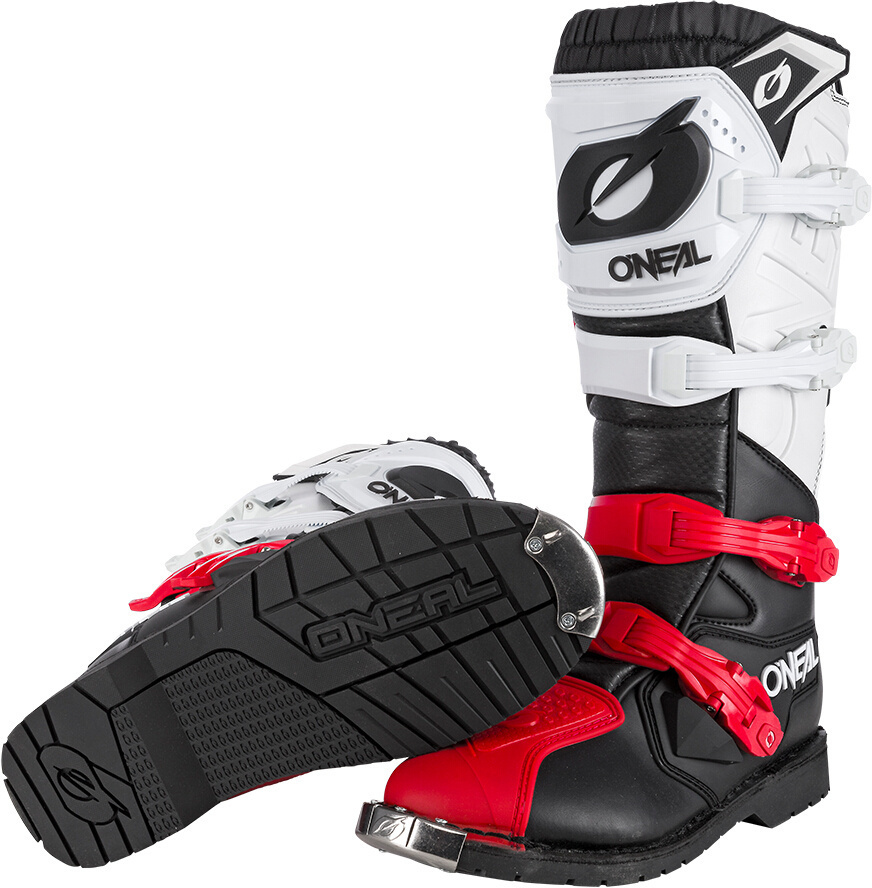 Oneal Rider Pro Motocross Stiefel schwarz/weiß/rot 46 Abbildung 4