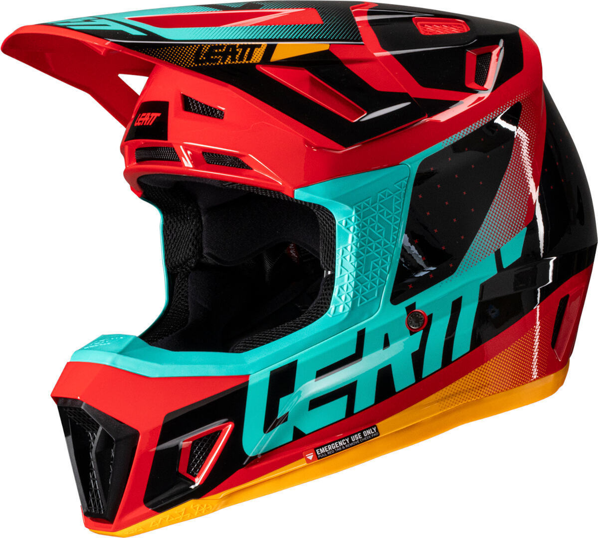 Leatt 7.5 Vector Motocross Helm mit Brille S (55/56) Abbildung 3