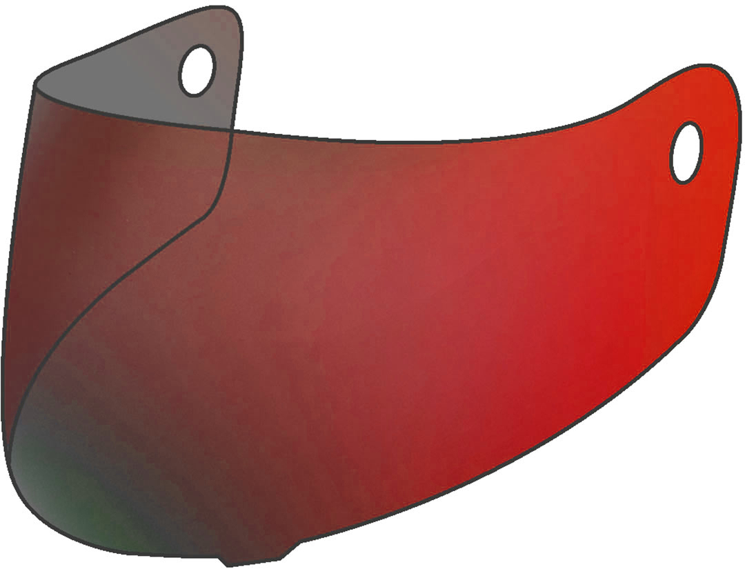 HJC HJ-09 Vizor Roșu de iridiu Figura 1