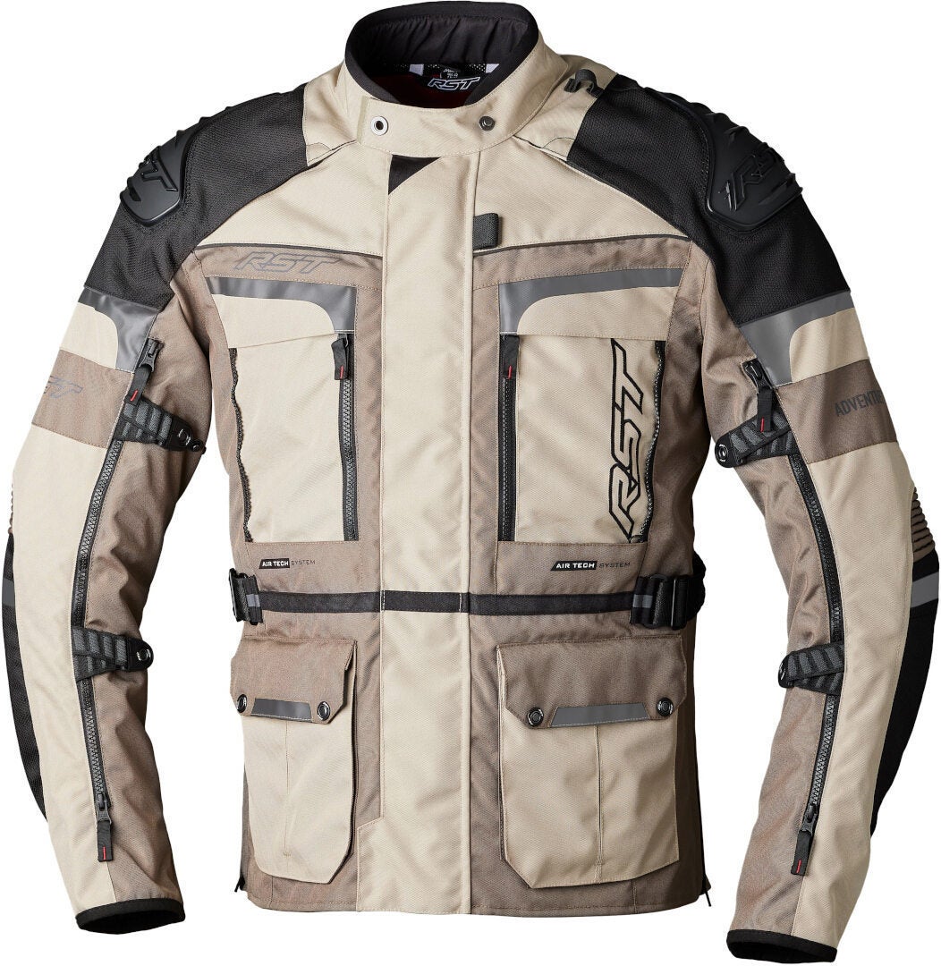 RST Pro Series Adventure-Xtreme Blouson textile de moto Sable/Noir M Figure 1