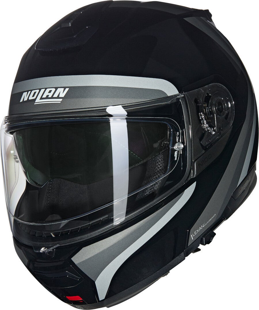 Nolan N100-6 Assoluto N-Com Casco nero/bianco/argento XXL (64) Figura 1
