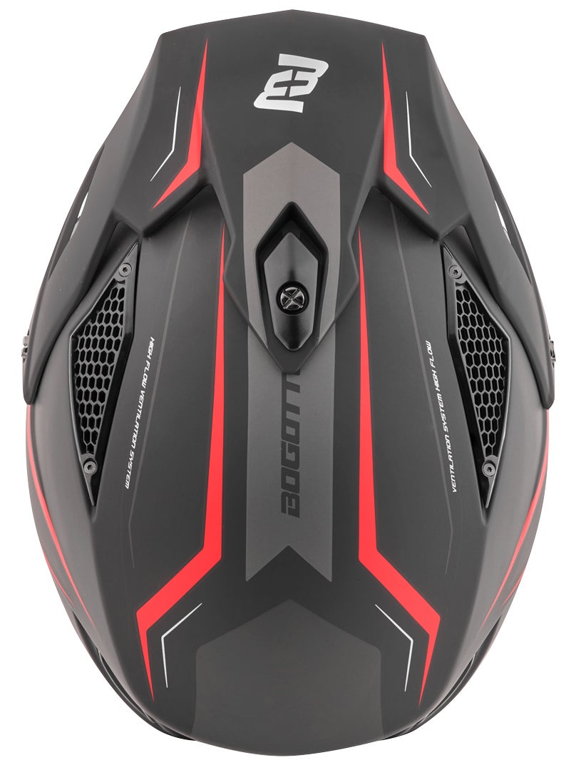 Bogotto Radic WN-ST Casco rosso/nero L Figura 10